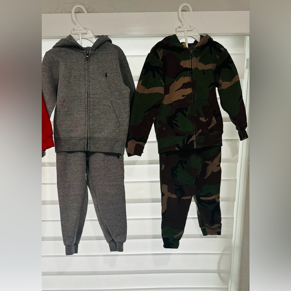 Two Polo Ralph Lauren sweatsuit sets